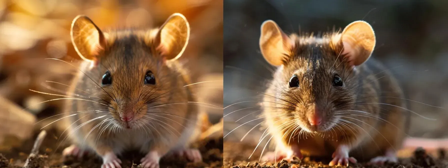 Escape and evasion tactics of mouse